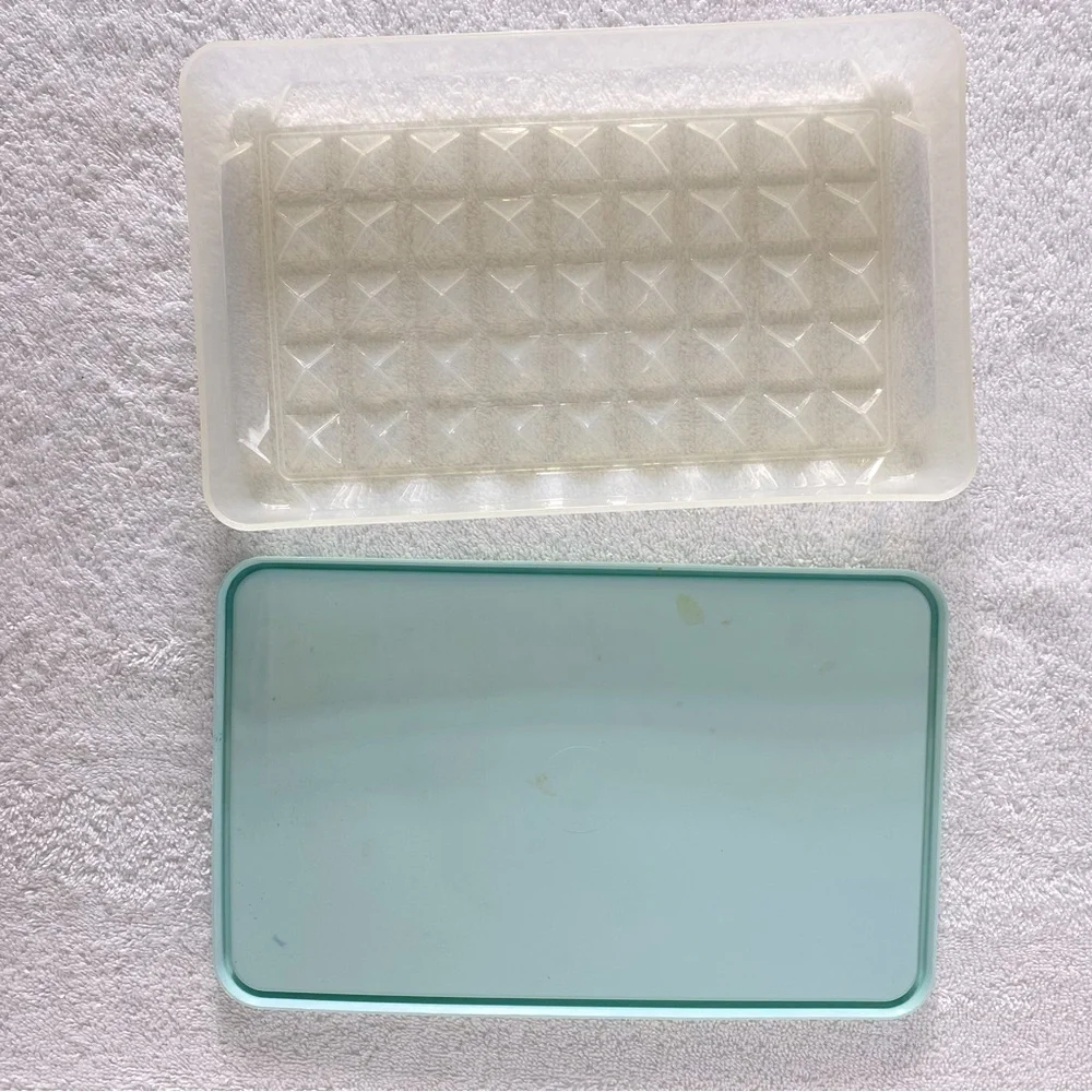 Tupperware Light Blue & Transparent Container Set 9pc - Picture 14 of 16